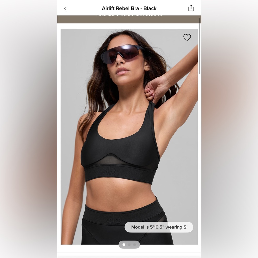 ALO Yoga Rebel Sports Bra